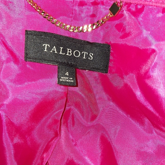 Talbots size 4 pink blazer - Picture 5 of 5